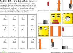 Build a Robot: Multiplication #2
