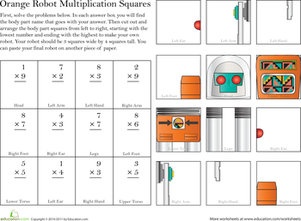 Build a Robot: Multiplication #4