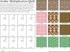 Make a Quilt: Multiplication #1
