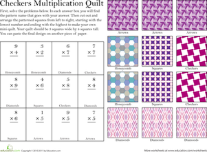 Make a Quilt: Multiplication #3