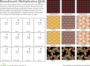 Make a Quilt: Multiplication #5