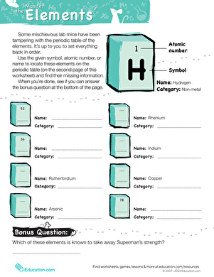 Master the Periodic Table of Elements #9