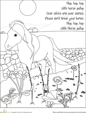 Color the Spring Pony