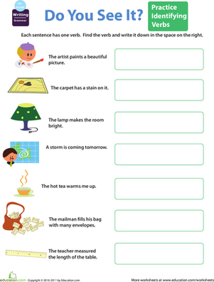 Get into Grammar: Spot the Verbs