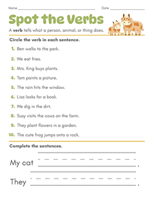 Spot the Verbs large image