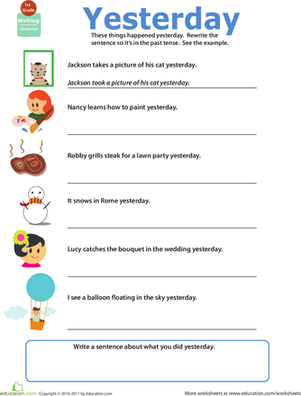 Get into Grammar: Past Tense