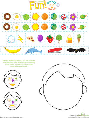 Silly Shapes: Make a Face!
