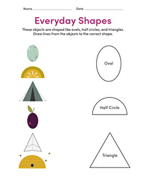 Preschool Math: Everyday Shapes #2