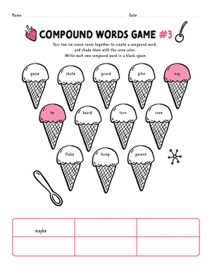 Compound Words Game #3