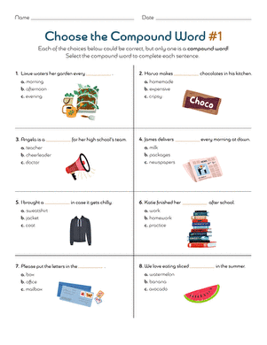 Get a Grip on Grammar: Compound Words #6