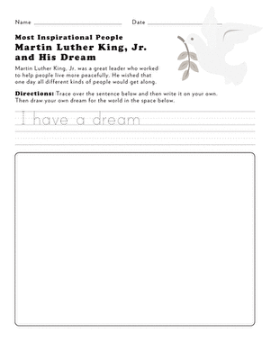 Most Inspirational People: MLK, Jr. and His Dream