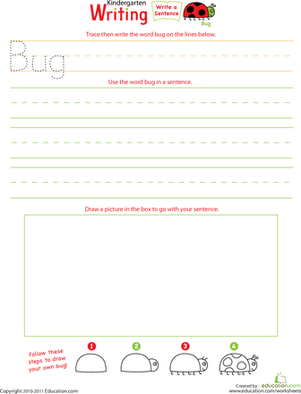 Jump Into Writing: Write a "Bug" Sentence