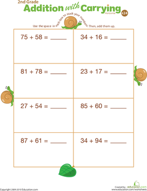 Addition with Carrying 24