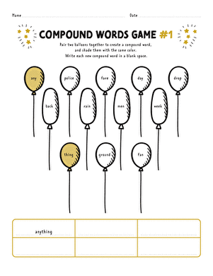 Get a Grip on Grammar: Compound Words #1