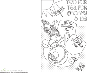 Make a Card for Mom: Tea for Two