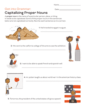 Get into Grammar: Capitalizing Proper Nouns