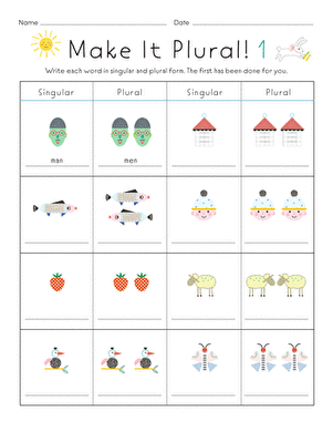 Get a Grip on Grammar: Make It Plural #1