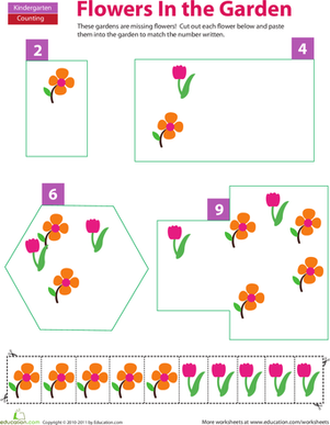 Cut and Paste Counting: Flowers