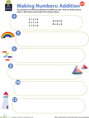 Making Numbers: Addition #2