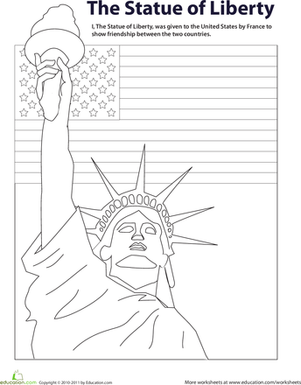 Color the Statue of Liberty