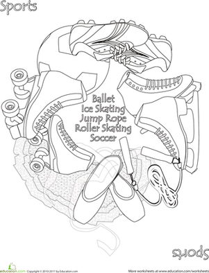Color a Mandala: Ballet, Ice Skating, and More!