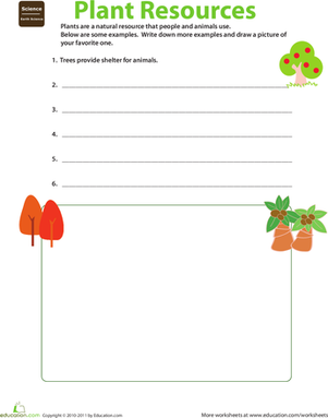 Natural Resources: Plants