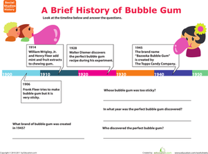 A Brief History of Bubble Gum