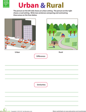 Compare and Contrast: Rural and Urban