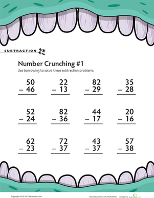 Subtraction Number Crunching #1