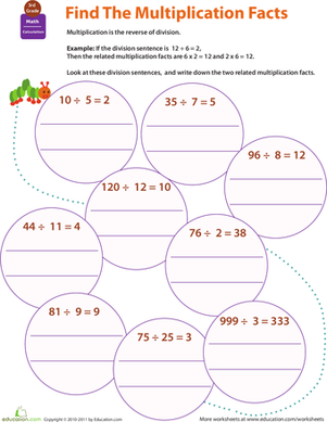 Multiplication Facts