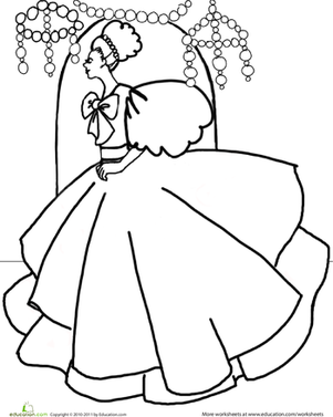 Princess Coloring Page