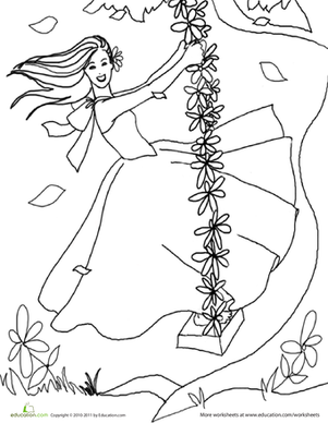 Color the Pretty Princess: 3
