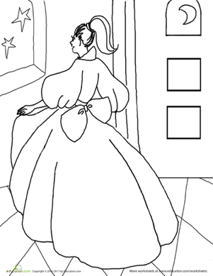 Color the Pretty Princess: 4