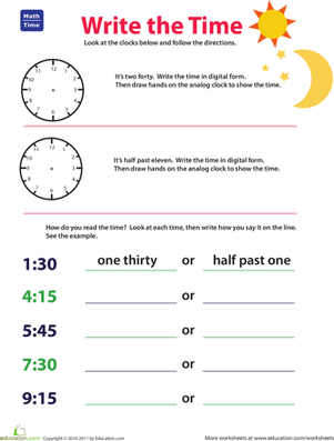 Expressing Time