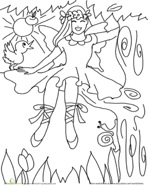 Color the Pretty Princess: 8