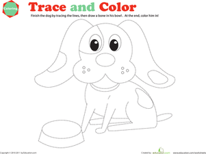 Doggie Coloring Page