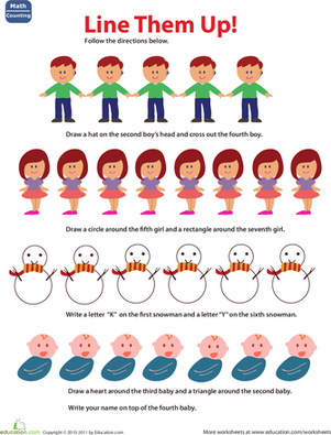 Counting Fun: Line 'Em Up!
