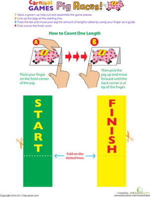 Play a Carnival Game: Pig Races!