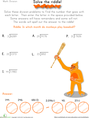 Solve the Division Riddle #3