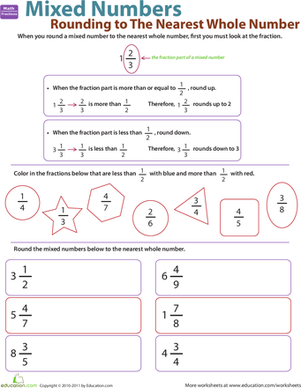 Rounding to the Nearest Whole Number