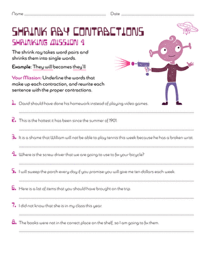 Shrink Ray Contractions: Mission #4