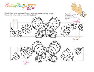Make Butterfly Bracelets