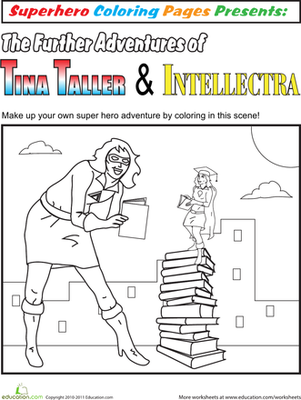 Color the Superhero Adventure #2