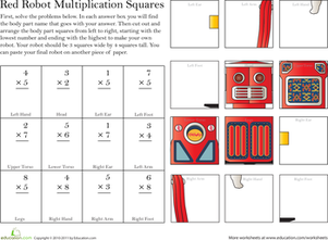 Build a Robot: Multiplication #5