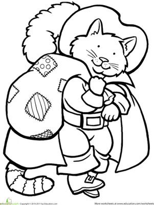 Color the Puss in Boots