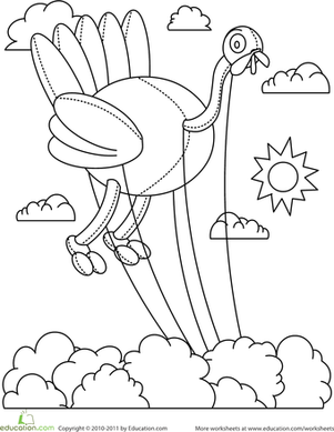 Color the Turkey Balloon
