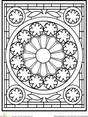 Stained Glass Mandala