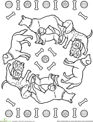 Dog Mandala