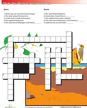 State the Facts Crossword #2