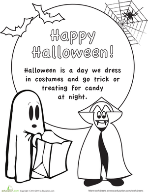 Color the Halloween Picture